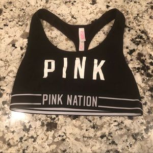 Victorias Secret PINK sports bra Pink Nation Crop